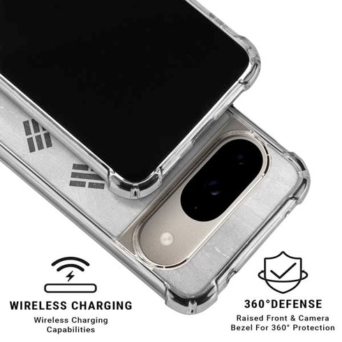 South Korean Flag Distressed Google Pixel 10 Clear Case